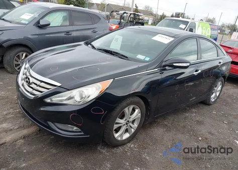 2012 Hyundai Sonata Limited z USA, uszkodzony, nr VIN 5NPEC4AC2CH362951